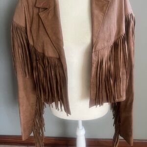 Fringed Tan Jacket